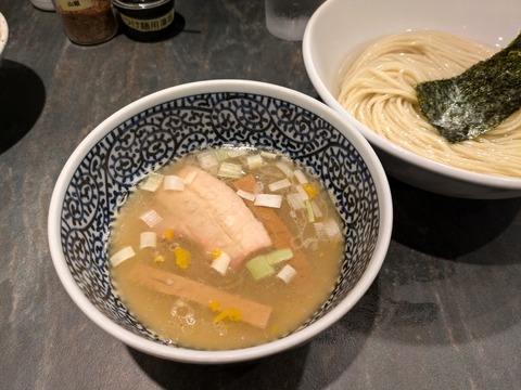 森庵 塩昆布水つけ麺