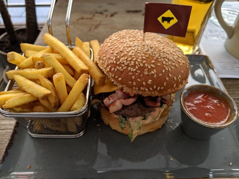 Crossfield's Australian Pub burger