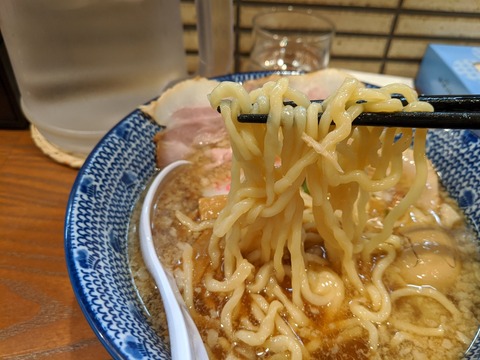 二代目にぼ助 中太麺
