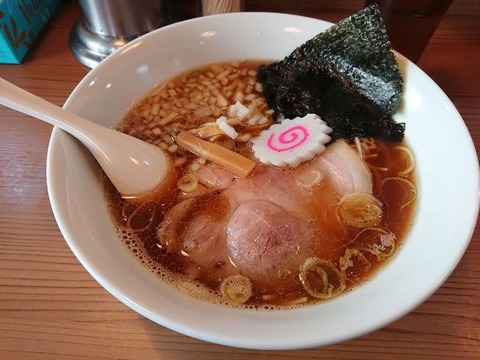 麺屋不動 鶏煮干し醤油ラーメン