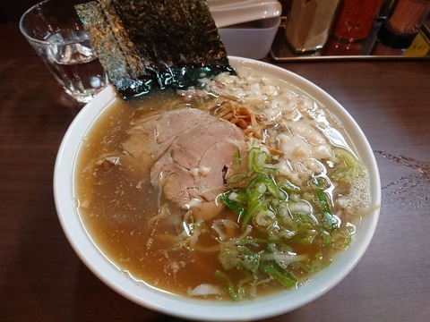 山形屋　中華そば　濃口背脂