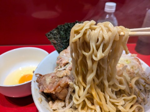 ラーメン二郎 麺