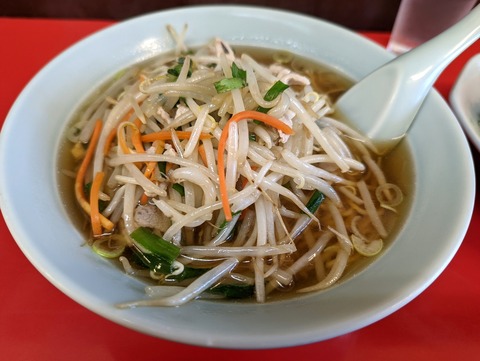 中華麺店 喜楽 もやしそば