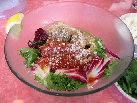 カッパラーメンセンター アンチョビと鶏の冷たいまぜそば