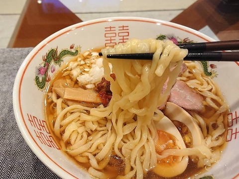 自宅麺　多加水麺