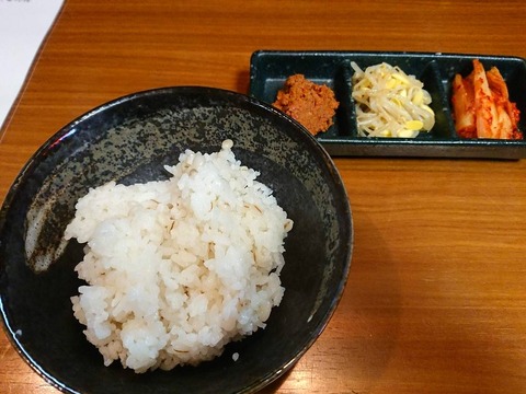 まんぷう 麦飯セット