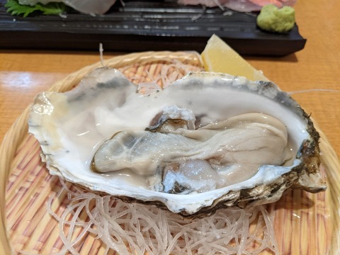 魚がし鮨　厚岸産かき