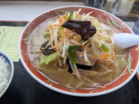 あぢとみ食堂 タンメン