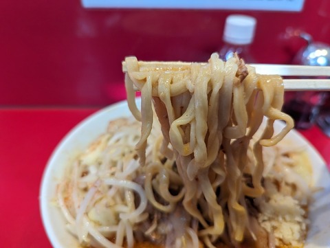 ラーメン二郎西台駅前店 麺