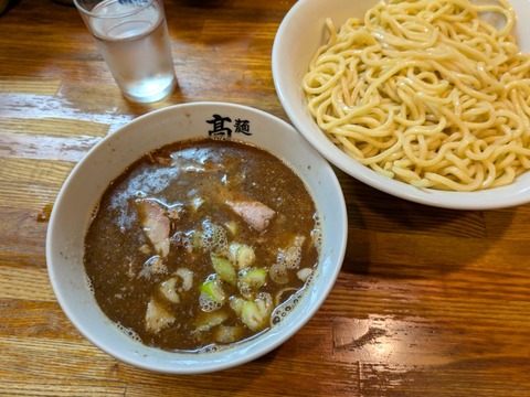 髙はし 半肉入りつけそば