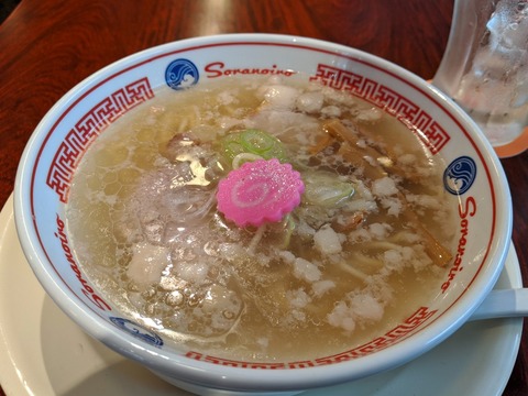 ソラノイロ食堂 ハーフラーメン