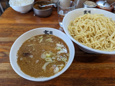 髙はし 半肉入りつけそば