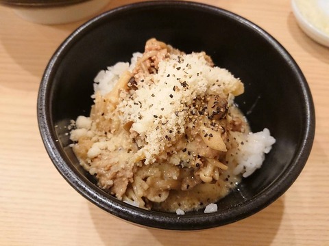 煮干し中華そば にいぼし リゾット