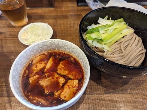 肉蕎麦むね 辛肉蕎麦