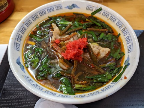 さかえや本店 満州にらラーメン