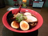 麺家いろは　ブラック味玉