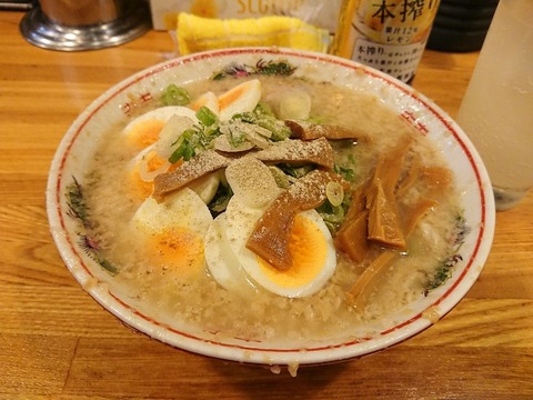 下頭橋 ラーメンスライス玉子