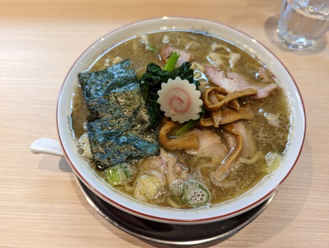 桜上水船越 醤油中華そば