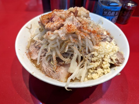 ラーメン二郎西台駅前店 ラーメン少な目
