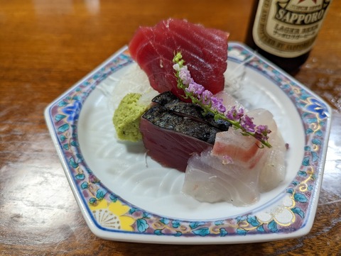 三州屋 刺身盛り合わせ