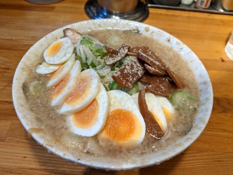 下頭橋 ラーメンスライス卵