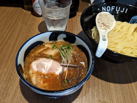 らーめんつけ麺NOFUJI 濃厚サンマ出汁つけ麺
