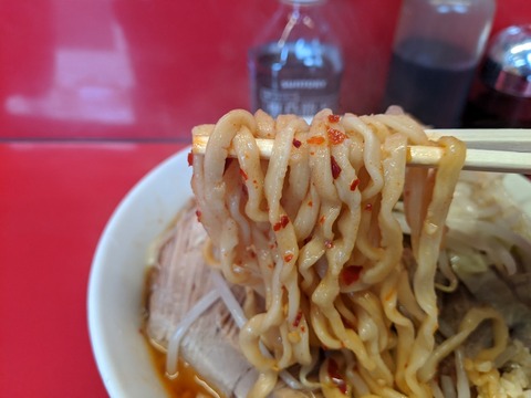 ラーメン二郎西台駅前店 麺