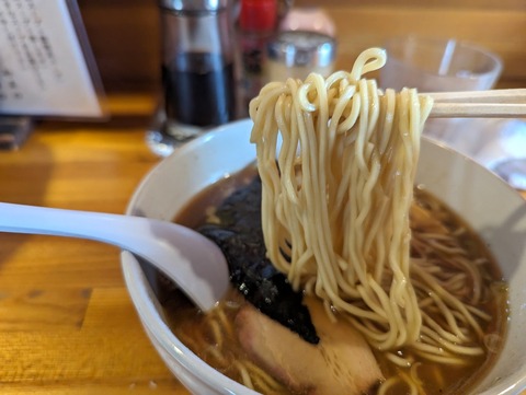 中華そばおかめ 麺