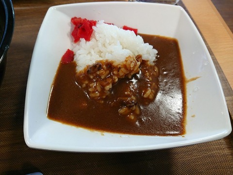 板橋区役所 半カレー