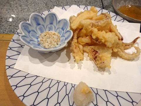 旬風　げそ天ぷら