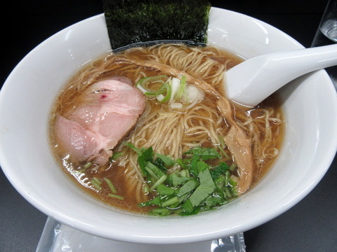金色不如帰 鴨脂と蛤の醤油そば