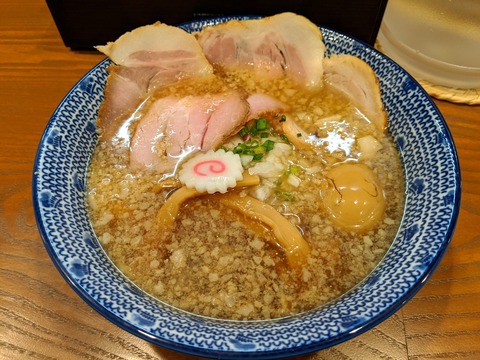 二代目にぼ助 にぼし醤油ラーメン