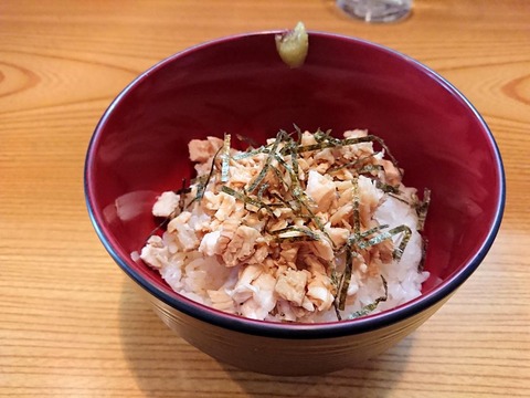 支那そば一本気　鶏チャーシュー丼
