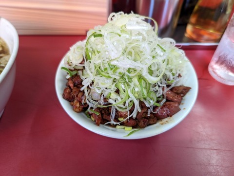 菜苑 純レバ丼ミニ