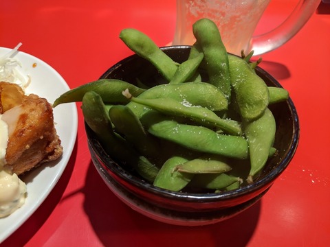 ソラノイロ食堂　枝豆