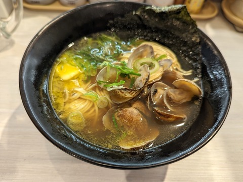 はま寿司　あさりバター醤油ラーメン