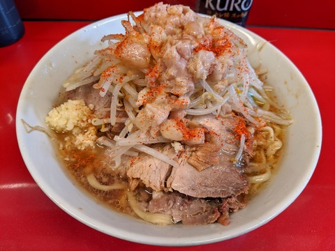 ラーメン二郎西台駅前店 ラーメン少な目