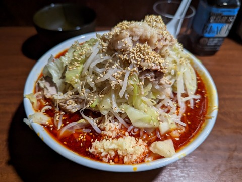 D麺 辛麺
