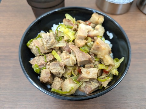 心 チャーシューご飯