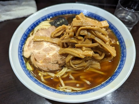 べんてん メンマラーメン