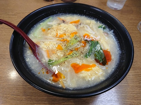 8番らーめん　酸辣湯麺