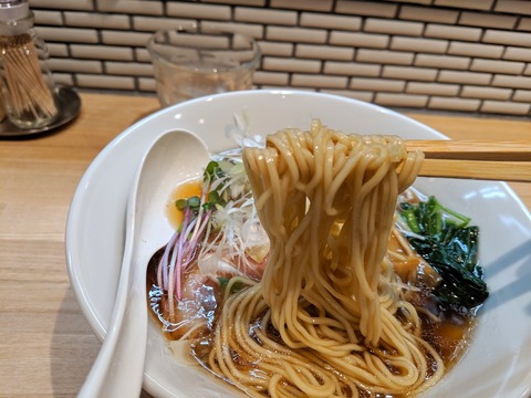 中華ソバビリケン 麺