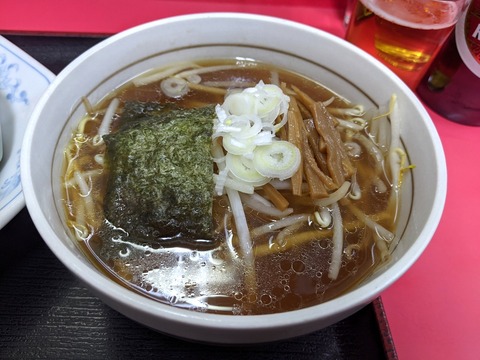 丸福 半ラーメン