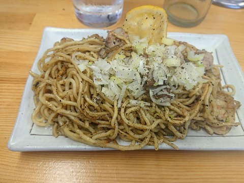 いとや 黒胡椒レモンそば