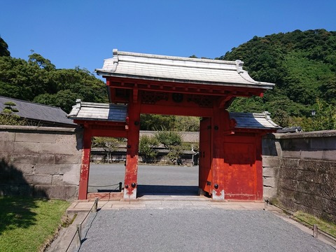 仙巌園 錫門