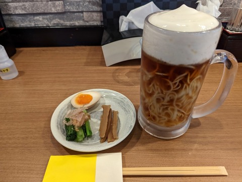 はちどり シン・ボクのビール麺