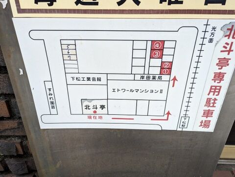 北斗亭 駐車場