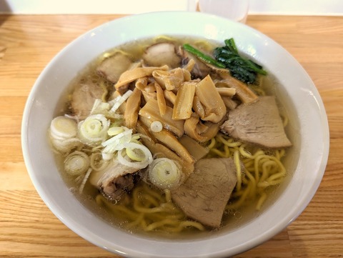 ぜんや 大盛チャーシューメンマラーメン