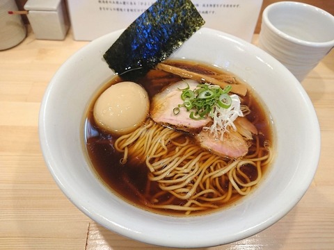 迂直　味玉醤油らあめん
