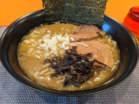 丸め 背脂煮干ラーメン